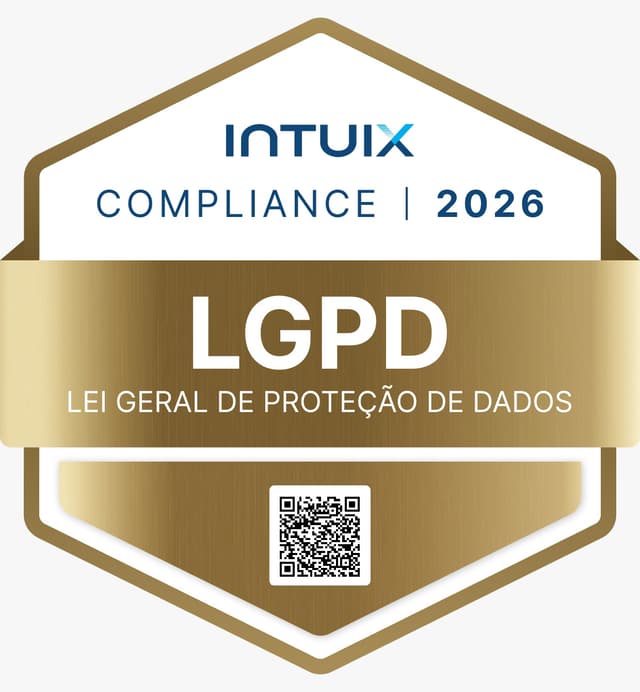 Selo INTUIX Compliance LGPD, Lei Geral de Proteção de Dados