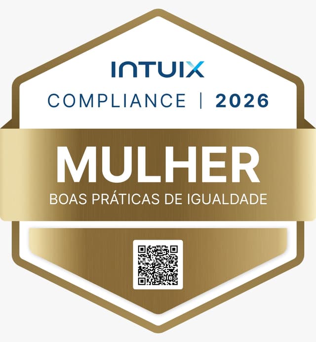 Selo INTUIX Compliance Mulher, boas práticas de igualdade